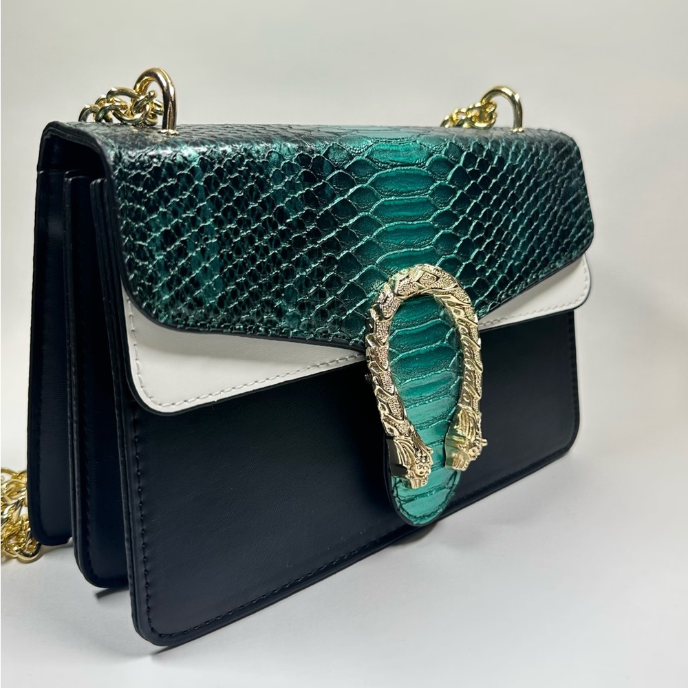 Snake Print Hand Bag
